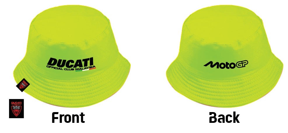 DUCATI OFFICIAL CLUB MALAYSIA BUCKET HAT 2025 - YELLOW